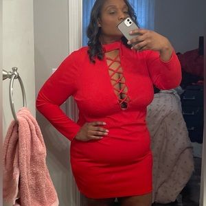 Red Dress/ stretchy